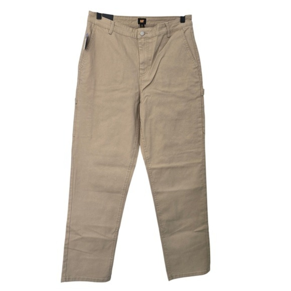 🆕️ *NWT* CAT Caterpillar Men's Carpenter Pants Size‎ 10 Work Utility Casual Tan